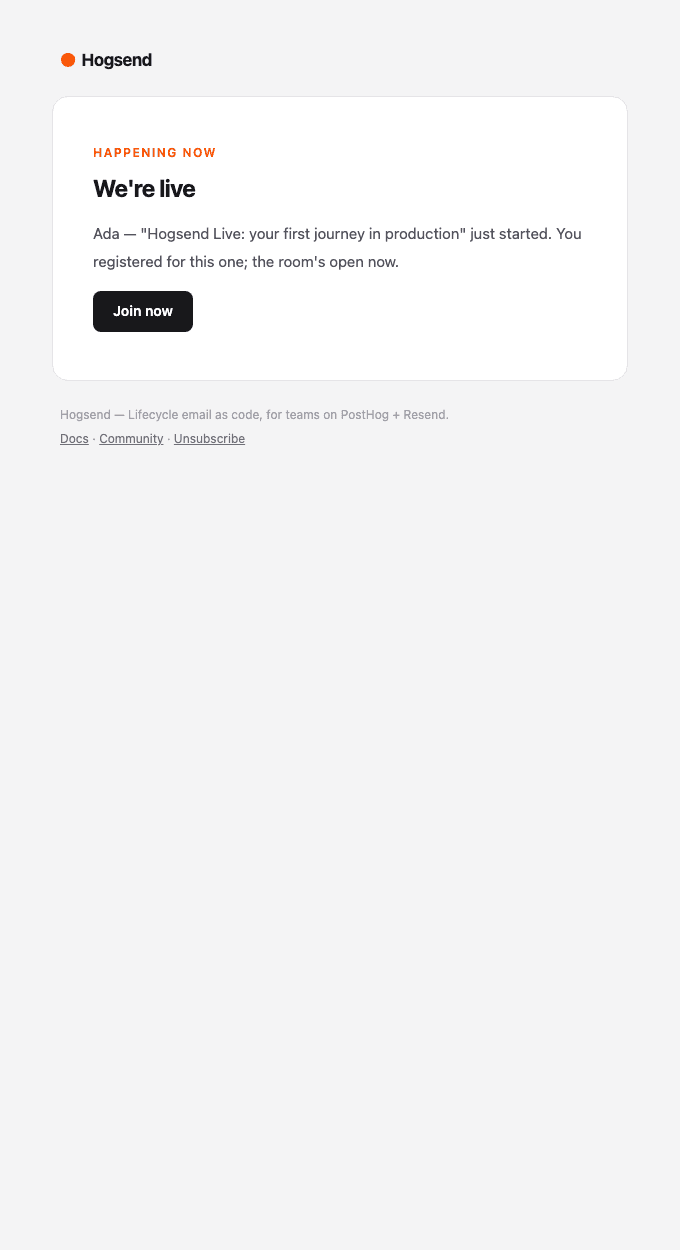 events/were-live email template preview